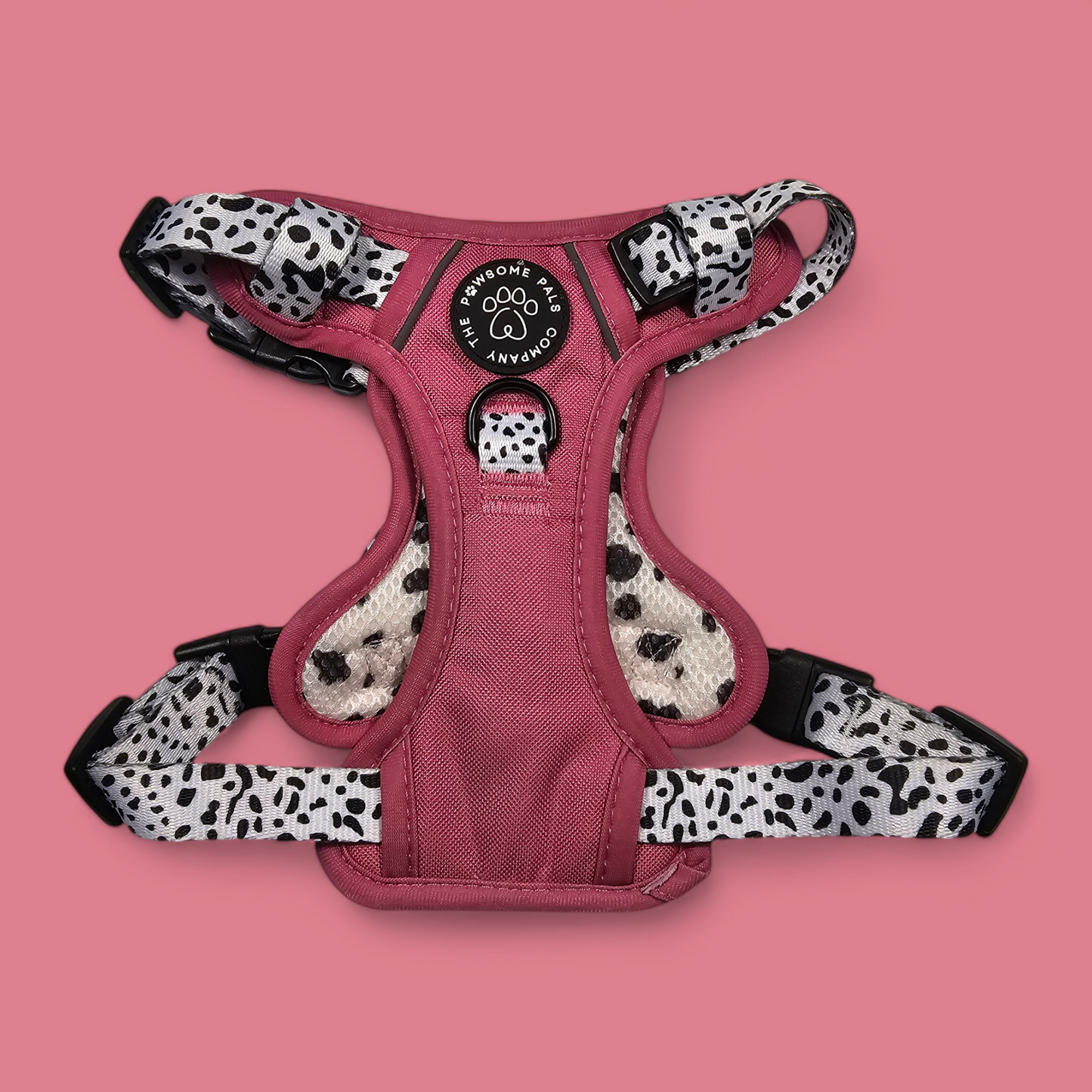 Lavish Berry Dalmatian collection | 3-Click Tough Trail Harness
