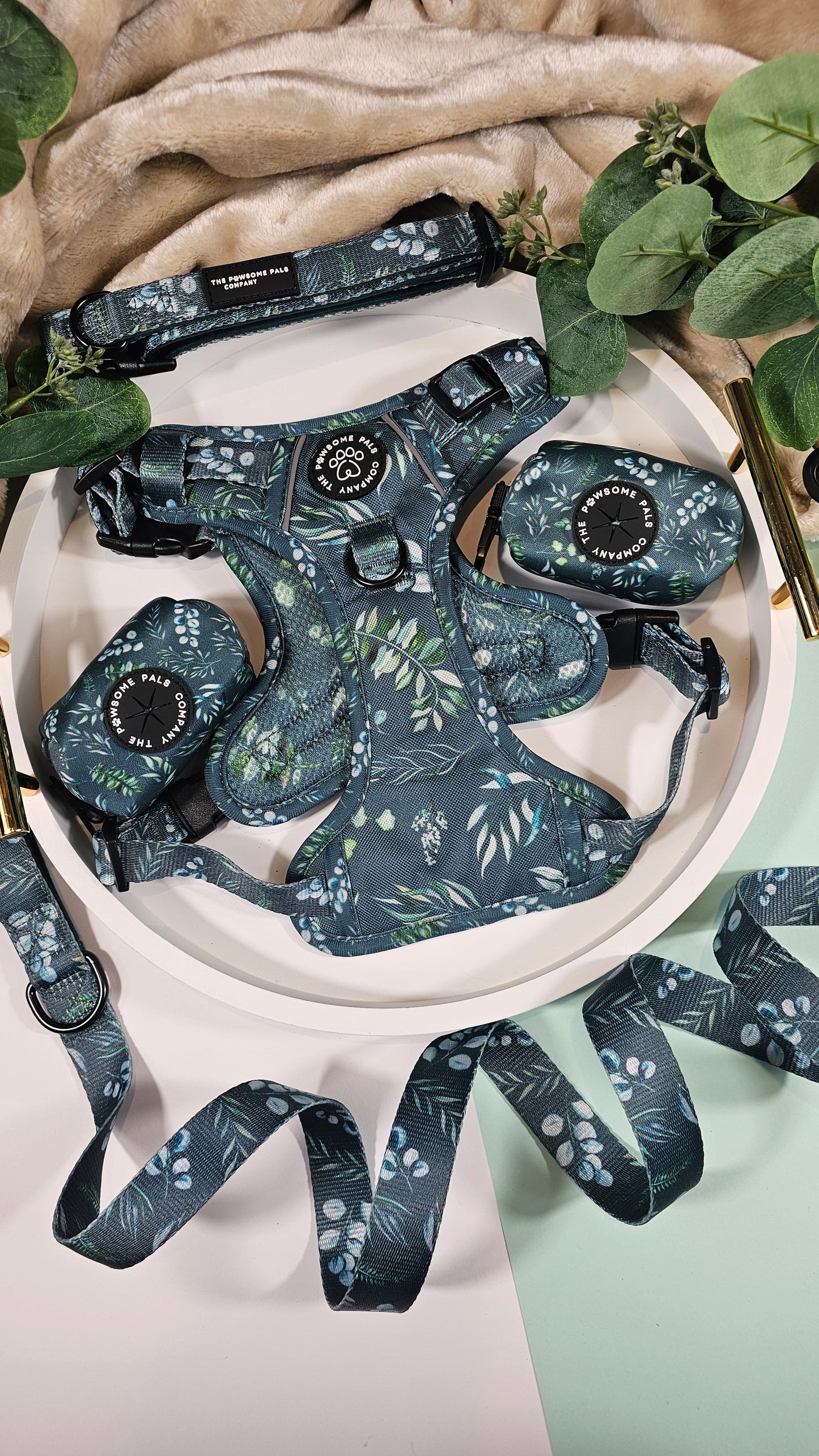 Deluxe Boutique Garden Collection | 3-Click Tough Trail Harness