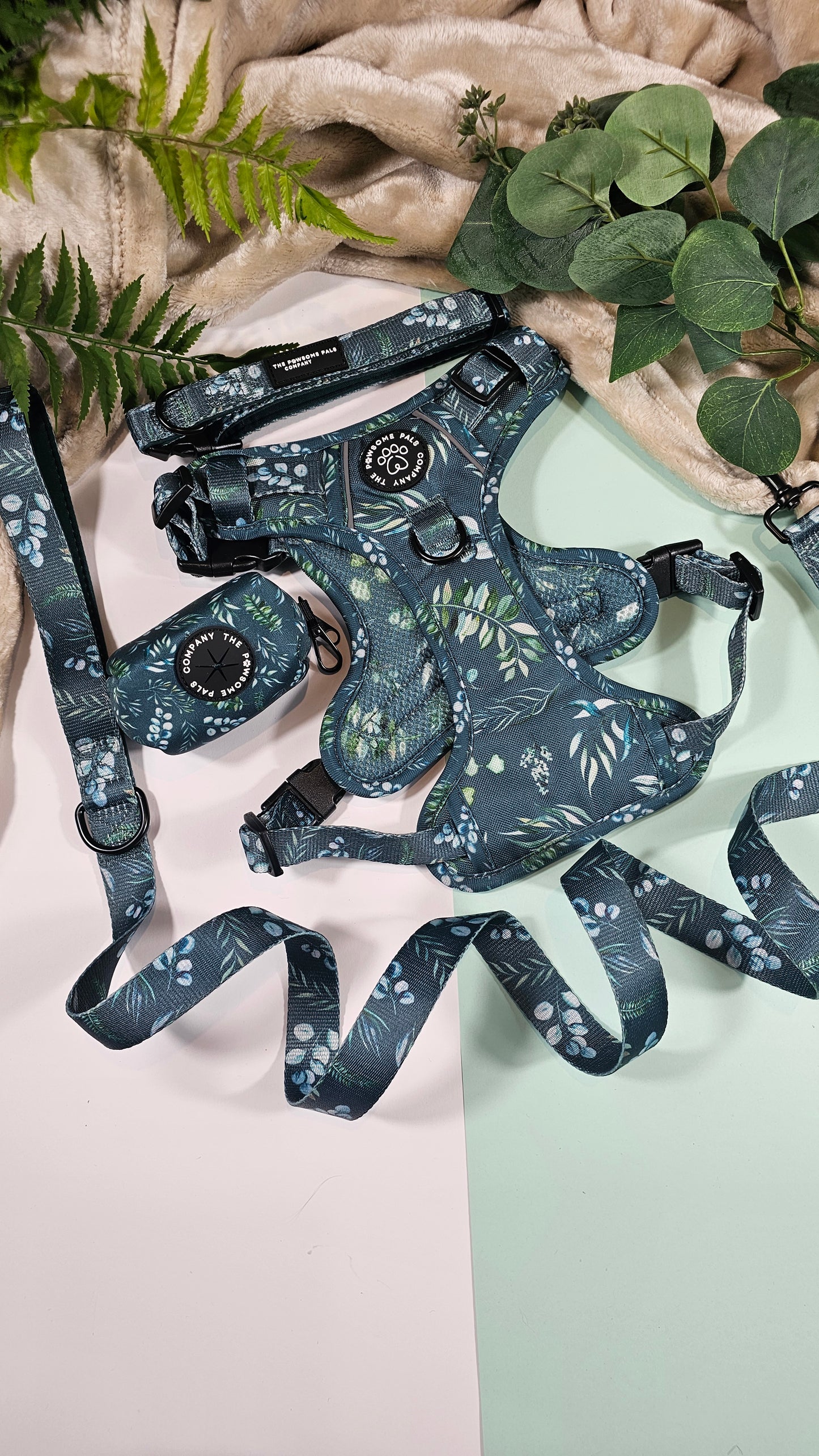 Deluxe Boutique Garden Collection | 3-Click Tough Trail Harness