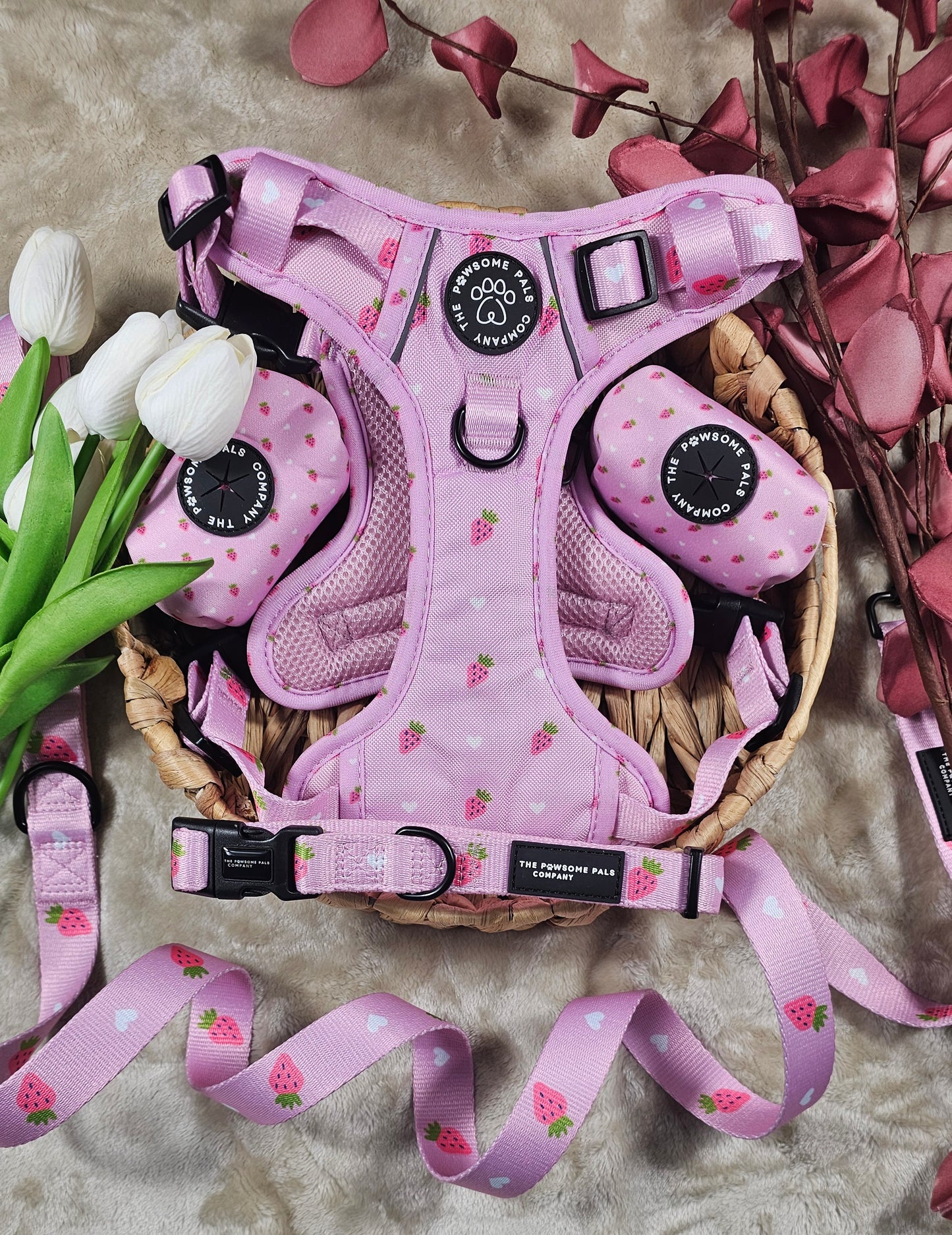 Strawberry Blush Collection | 3-Click Tough Trail Harness