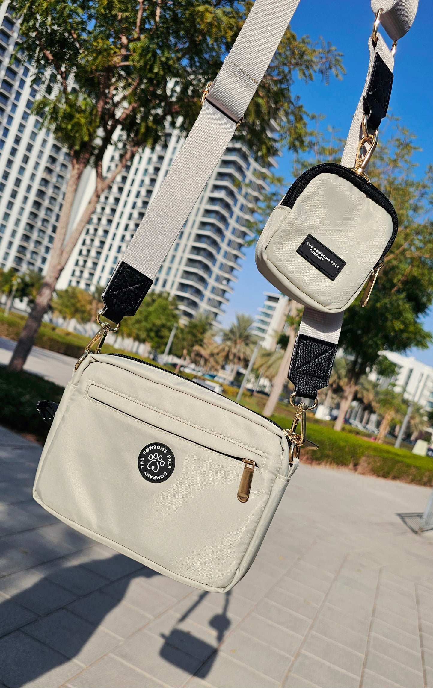 Sage Green Walking Bag & Treat Pouch
