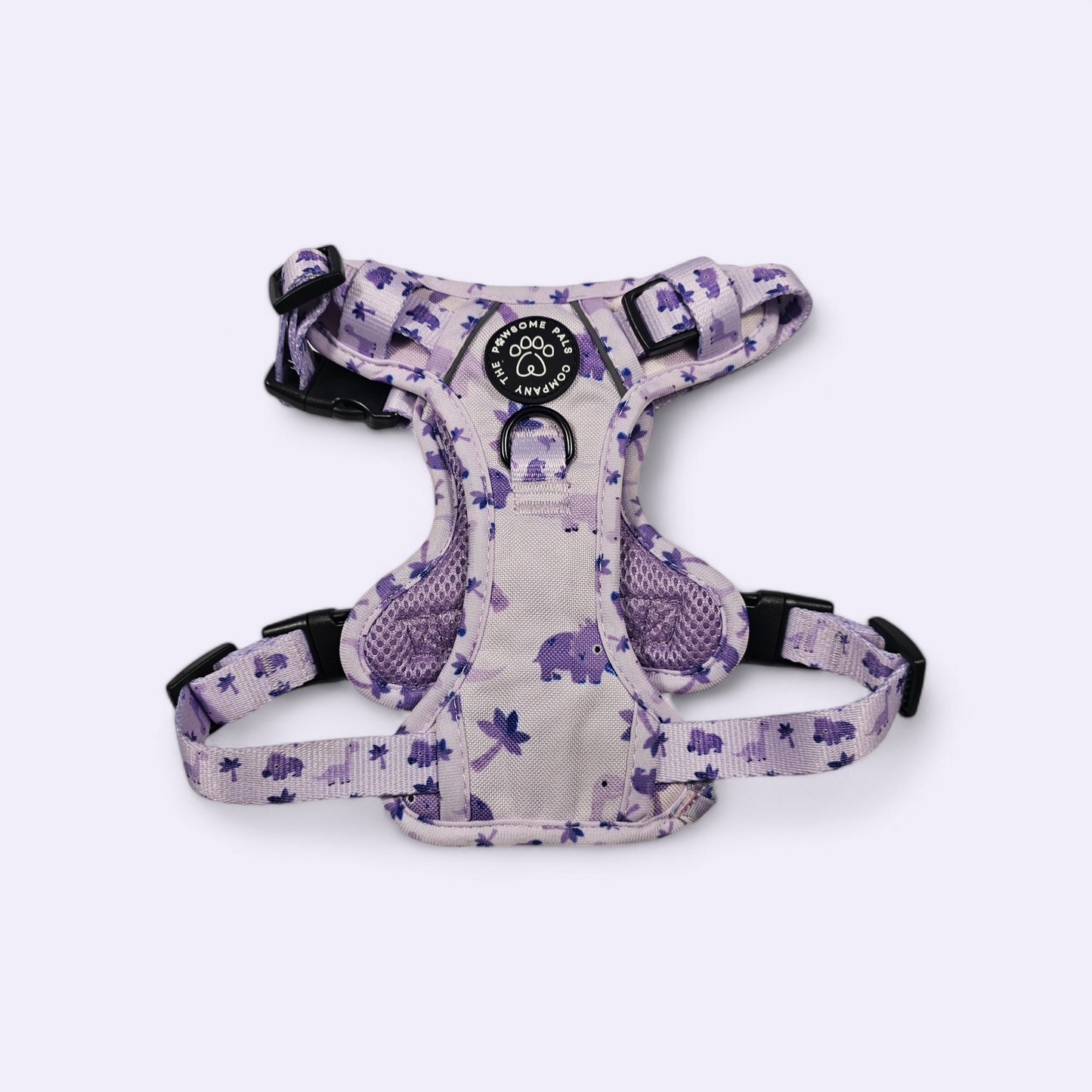 Rocco-RAWRUS Range | 3-Click Tough Trail Harness | Plush purple